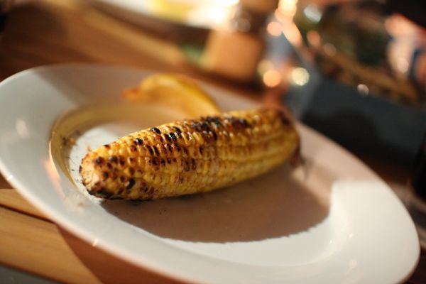 Grilled Corn with Mango-Habanero Butter