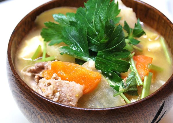 Hearty Shiitake Mushroom and Miso Soup